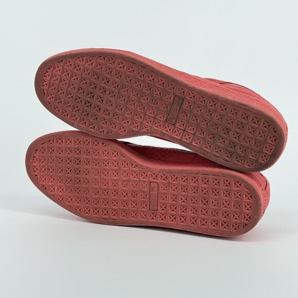 Puma Suede Mono XXI Red Pink Sneakers Men’s Size 10 Snake Y2K Streetwear Low Top main image 6